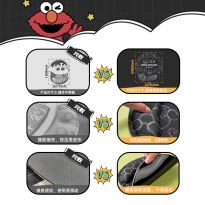 芝麻街kaws硅胶创意可爱鼠标垫护腕女生软垫男生新款加大办公桌垫简约ins风电脑键盘手托腕卡通软垫立体3D胸