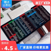 办公电竞游戏鼠标垫超大加厚加长大锁边台式笔记本办公家用小号女