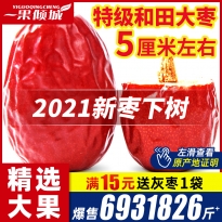 新疆红枣特级和田大枣2500g特大红枣干一级骏枣特产特大枣子零食
