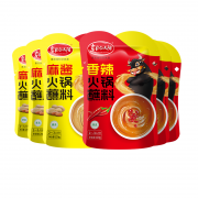 草原红太阳火锅蘸料120g*6芝麻花生酱小包装火锅酱料调料麻酱家用