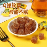 爆浆陈皮糖软糖果话梅喜糖水果酱夹心儿童零食休闲食品散装批发